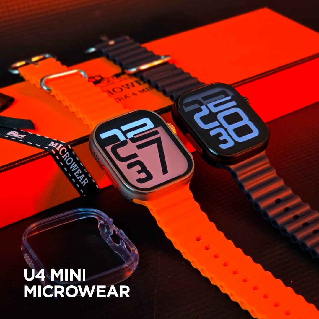 U4 MINI PRO | MICROWEAR ULTRA | IP68 | TELA AMOLED HD | 1GB DE ARMAZENAMENTO